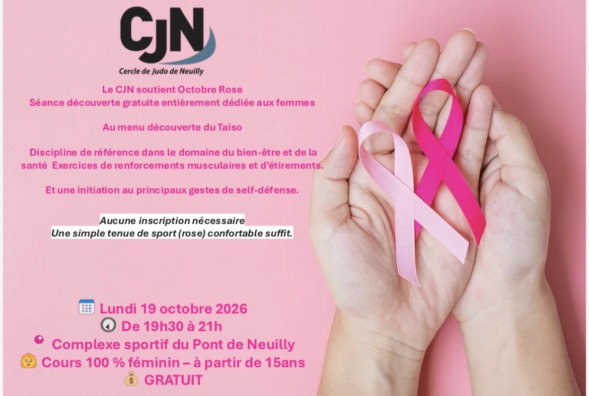 Octobre Rose TAÏSO & SELF DEFENSE 100% FEMININ