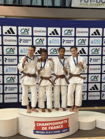 Encore une médaille nationale pour Emmie et une première pour Adrien !!!